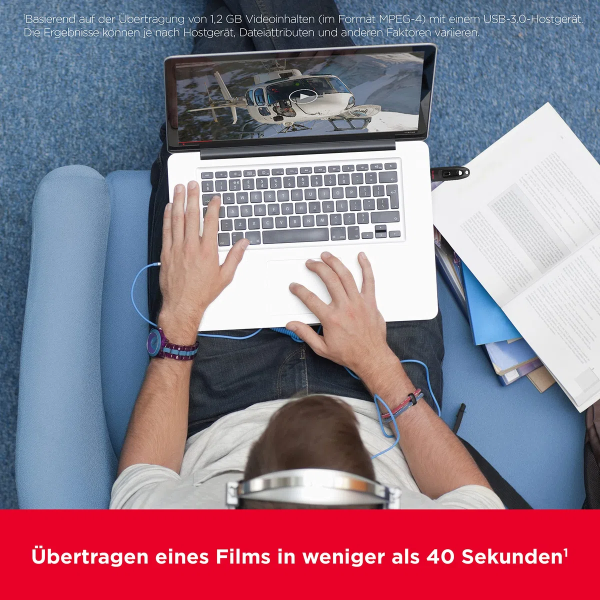 SanDisk Ultra USB 3.0 Flash-Laufwerk 256 GB (SecureAccess Software, Passwortschutz, Übertragungsgeschwindigkeit von bis zu 130 MB/s) Schwarz